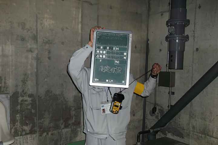 地下室での測定